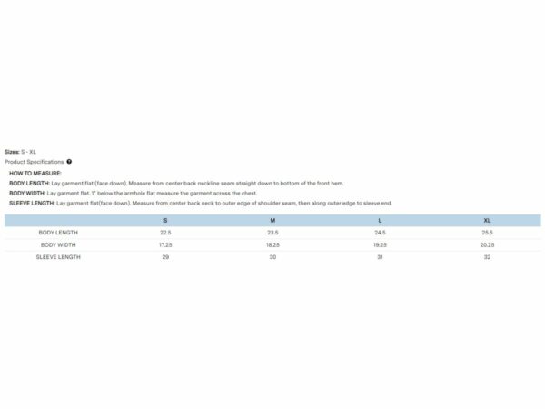 TT96Y Sizing Guide