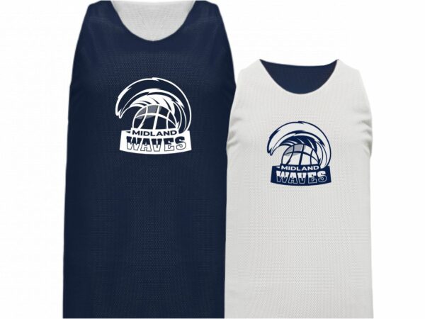 White/Navy Reversible | Youth Practice Jersey