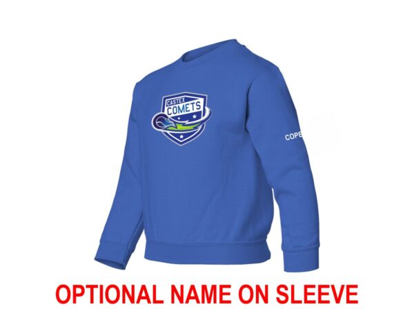 Castex Comets | Youth Crew Neck Sweatshirt - Image 3