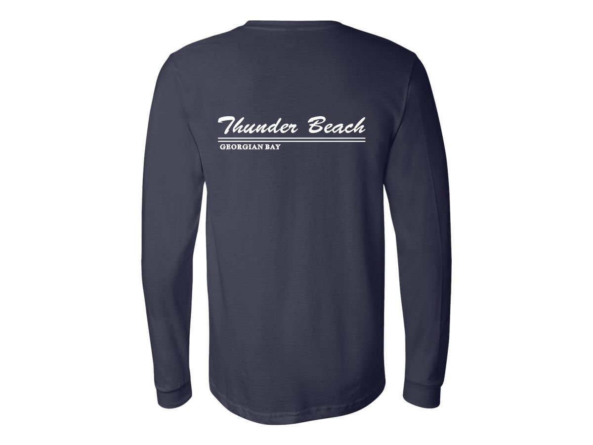 (U) TBA Navy | Jersey Long Sleeve Tee - Image 2