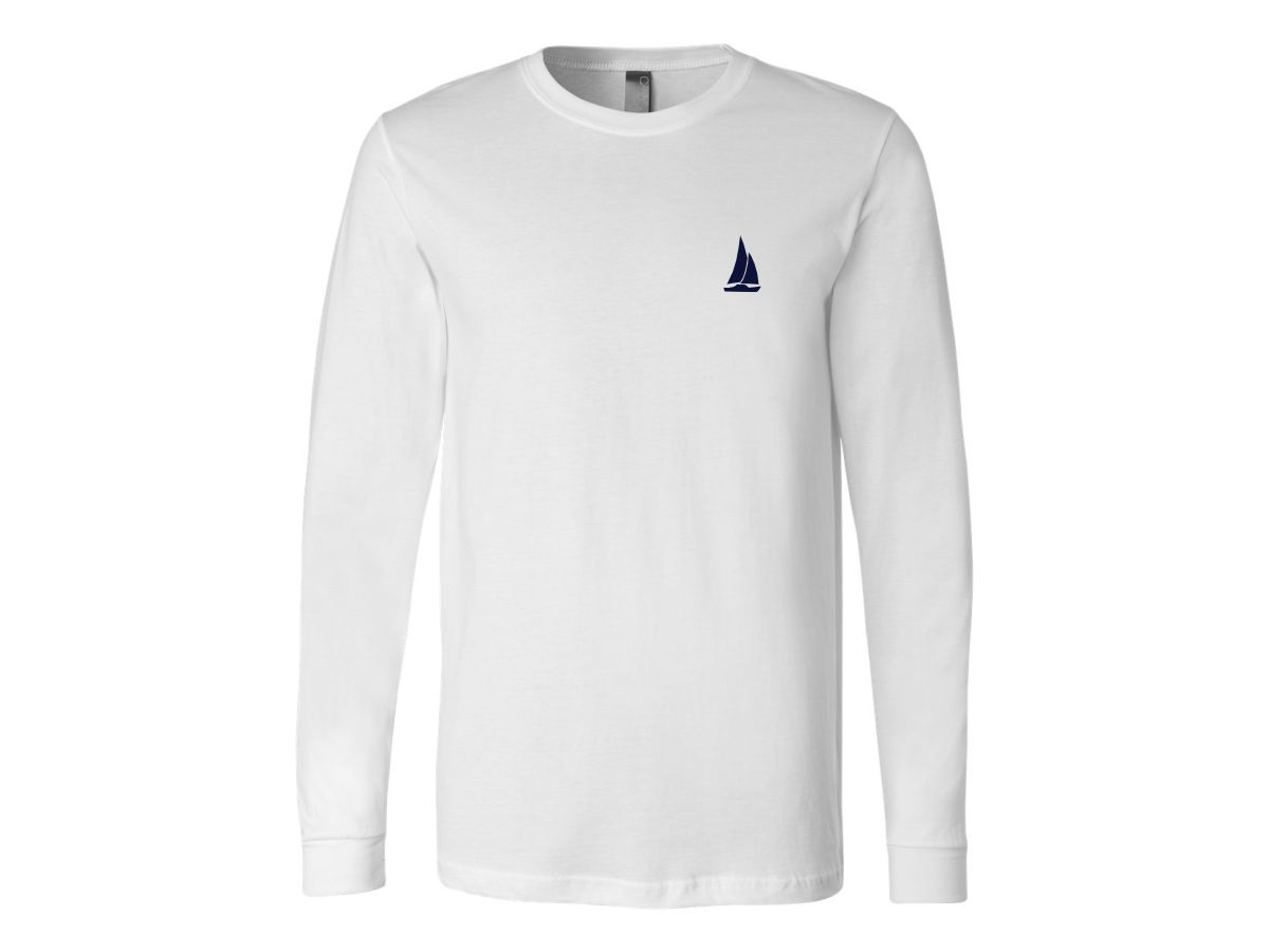 (U) TBA White | Jersey Long Sleeve Tee