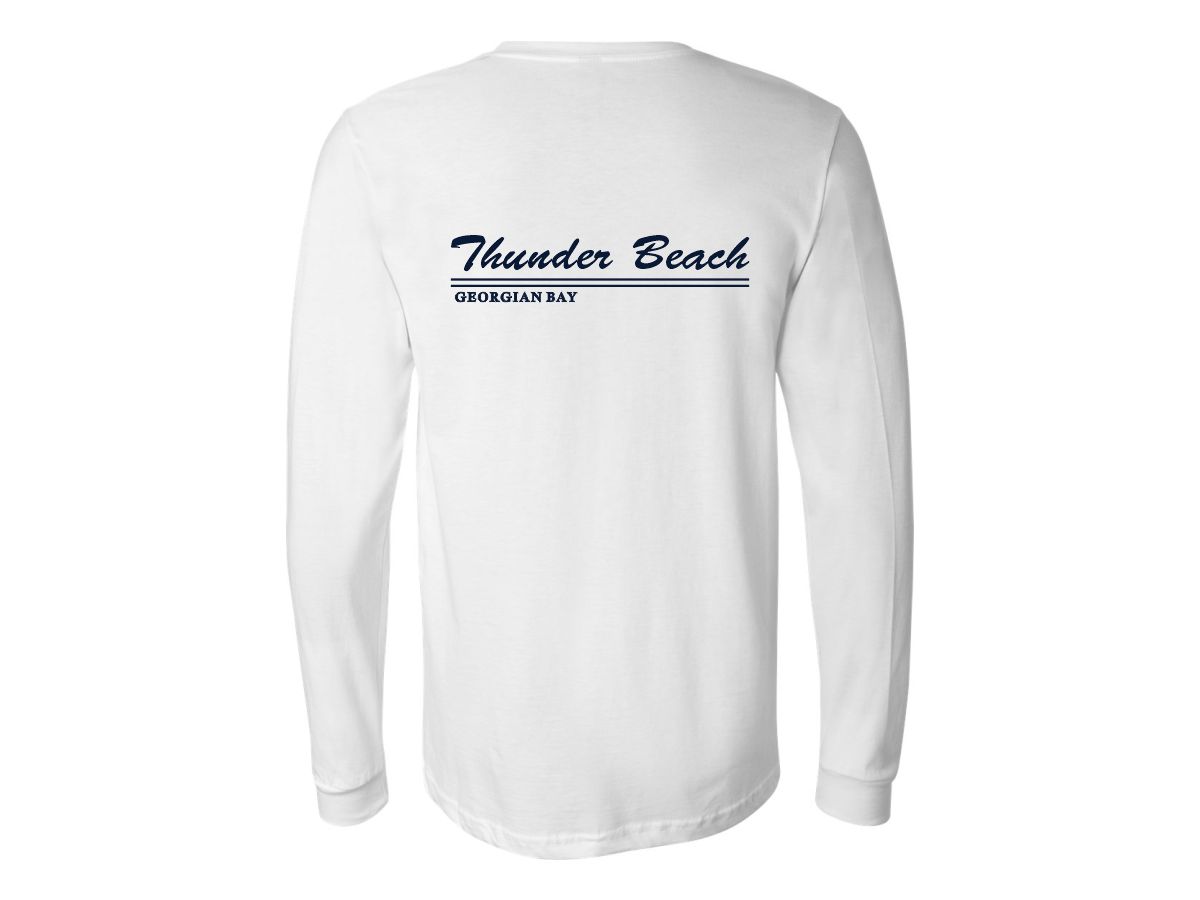 (U) TBA White | Jersey Long Sleeve Tee - Image 2