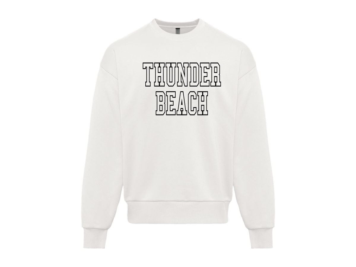 (U) TBA Bone | Crewneck Sweatshirt