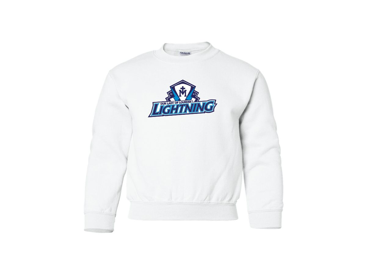 OLL Lightning | Youth Crew Neck Sweatshirt - Image 3